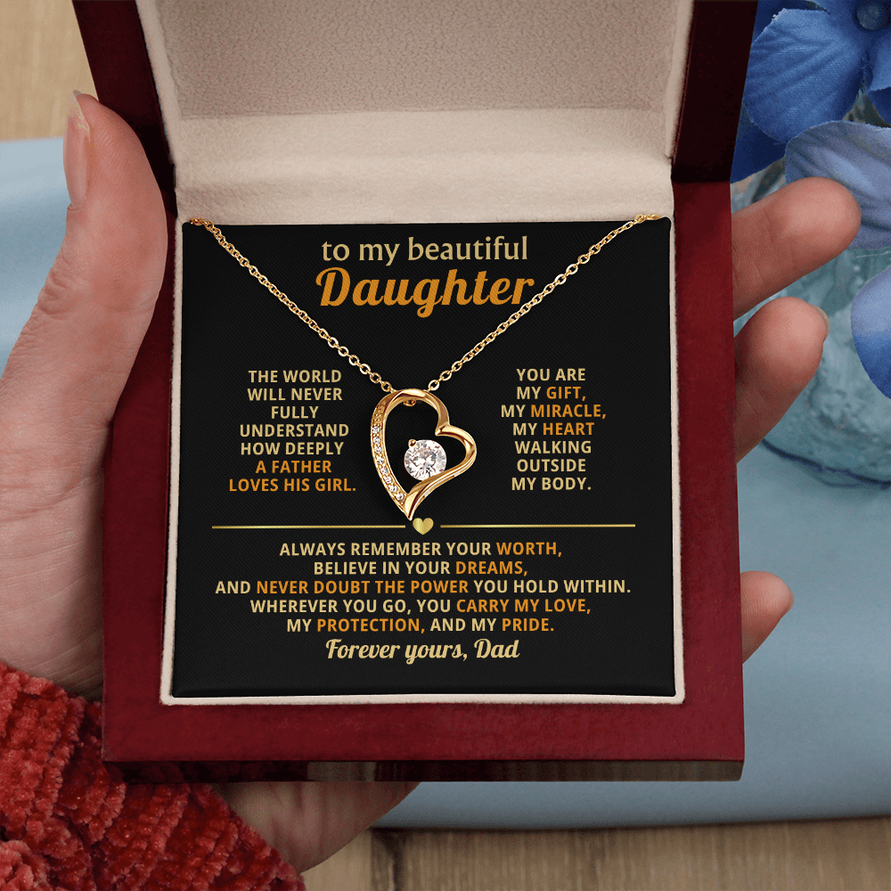 To my Daughter- Gift Necklace
