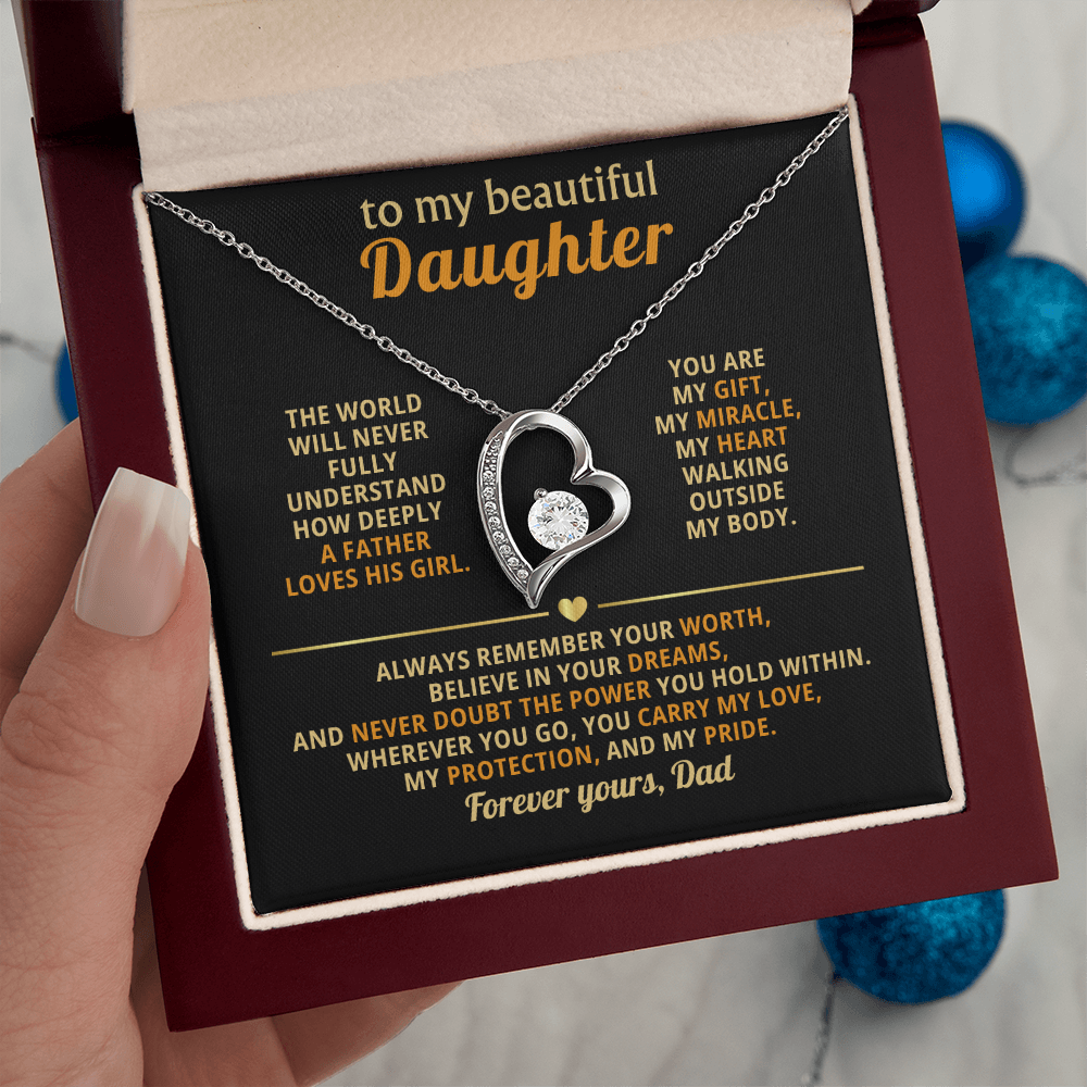 To my Daughter- Gift Necklace