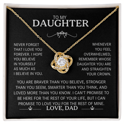 To My Daughter - Necklace