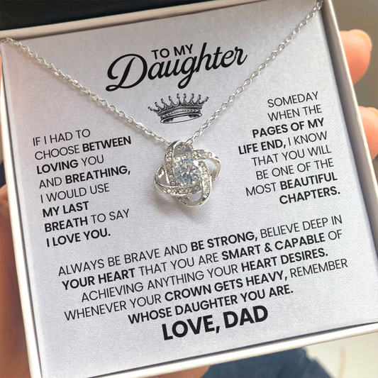 To my daughter - Gift Necklace