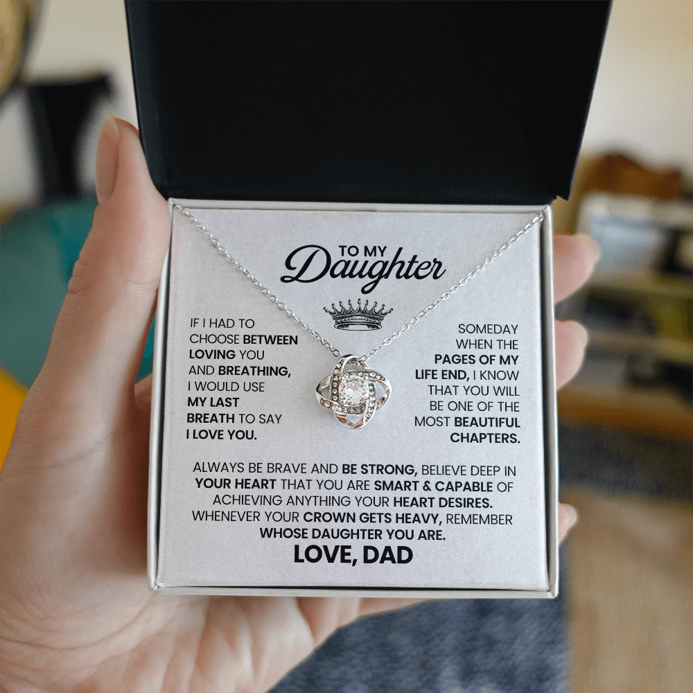 To my daughter - Gift Necklace