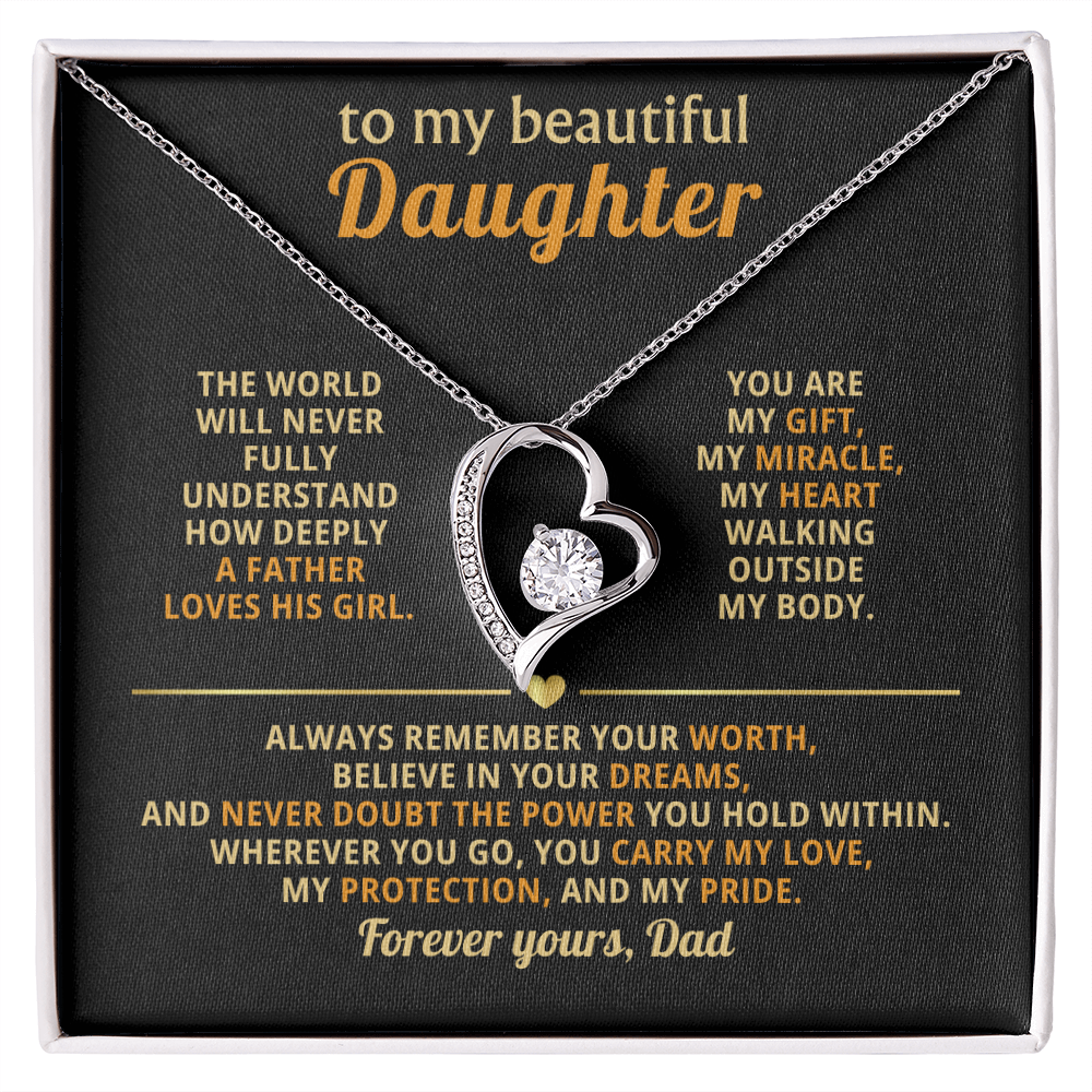 To my Daughter- Gift Necklace