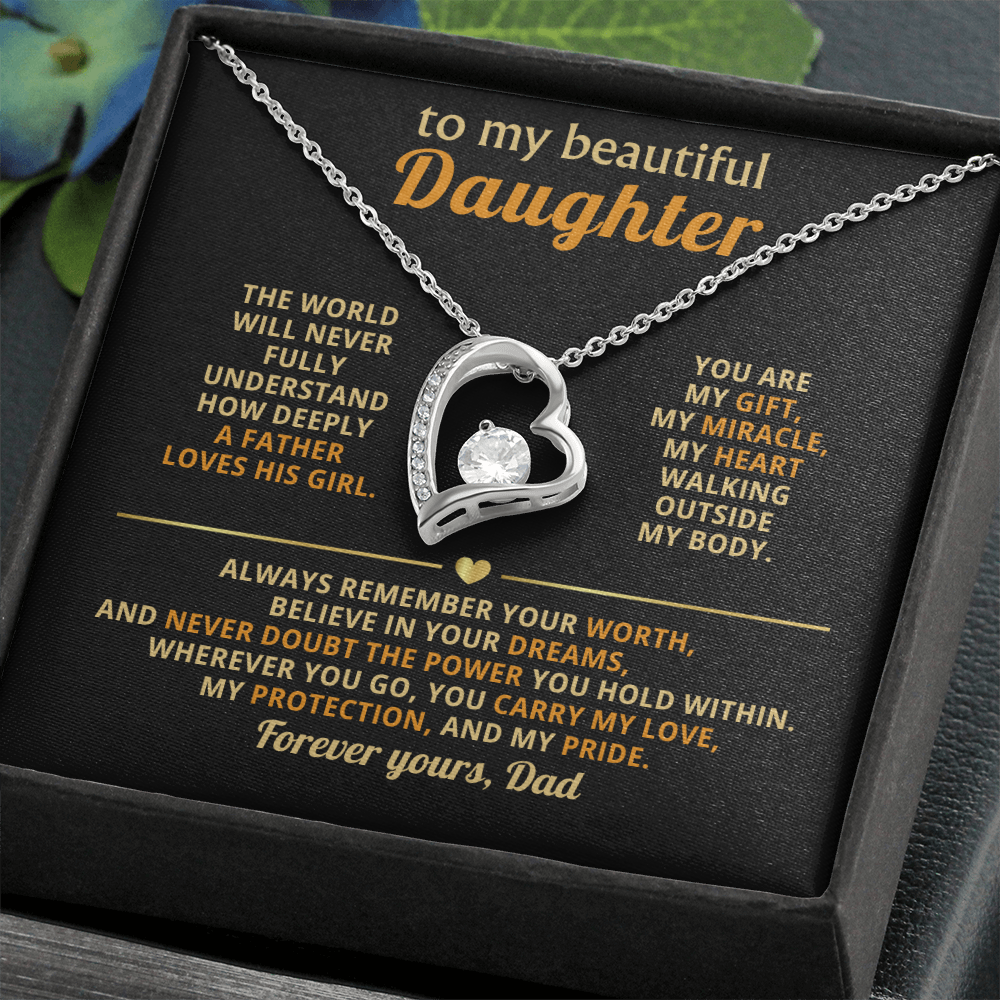 To my Daughter- Gift Necklace