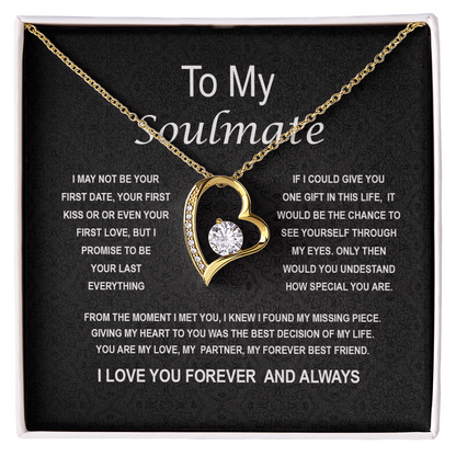 To my Soulmate- Forever Love Necklace