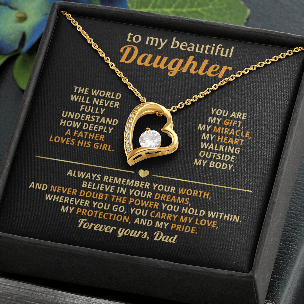 To my Daughter- Gift Necklace